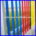 Hermoso Color Palisade cerca de acero para decoraciones de edificios